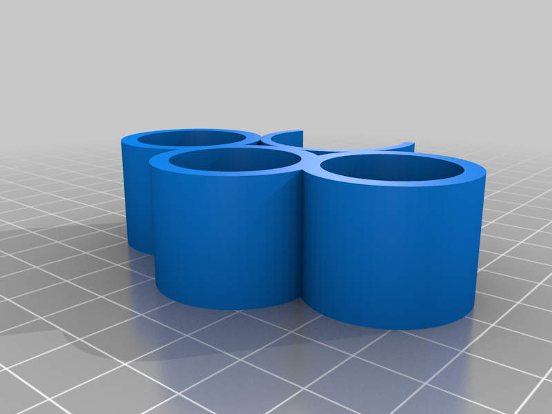 Multiple glue stands for wire shelf