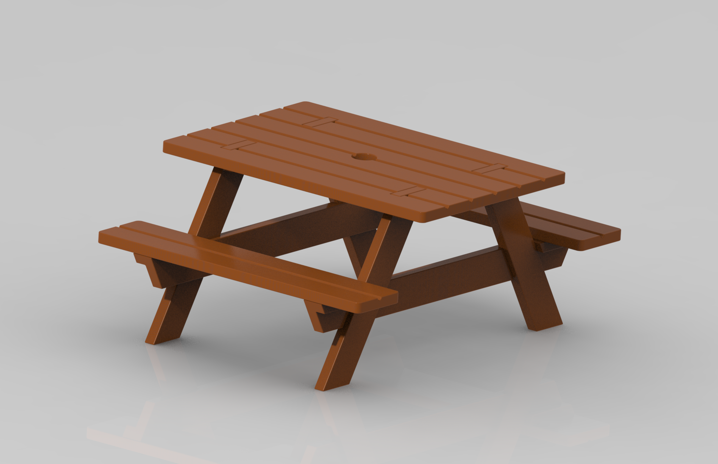 Squirrel Picnic Table