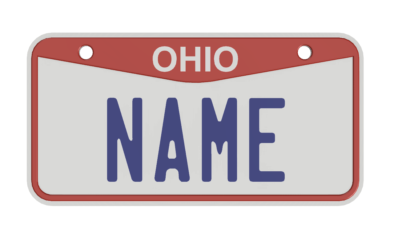 Ohio Bicycle Plate