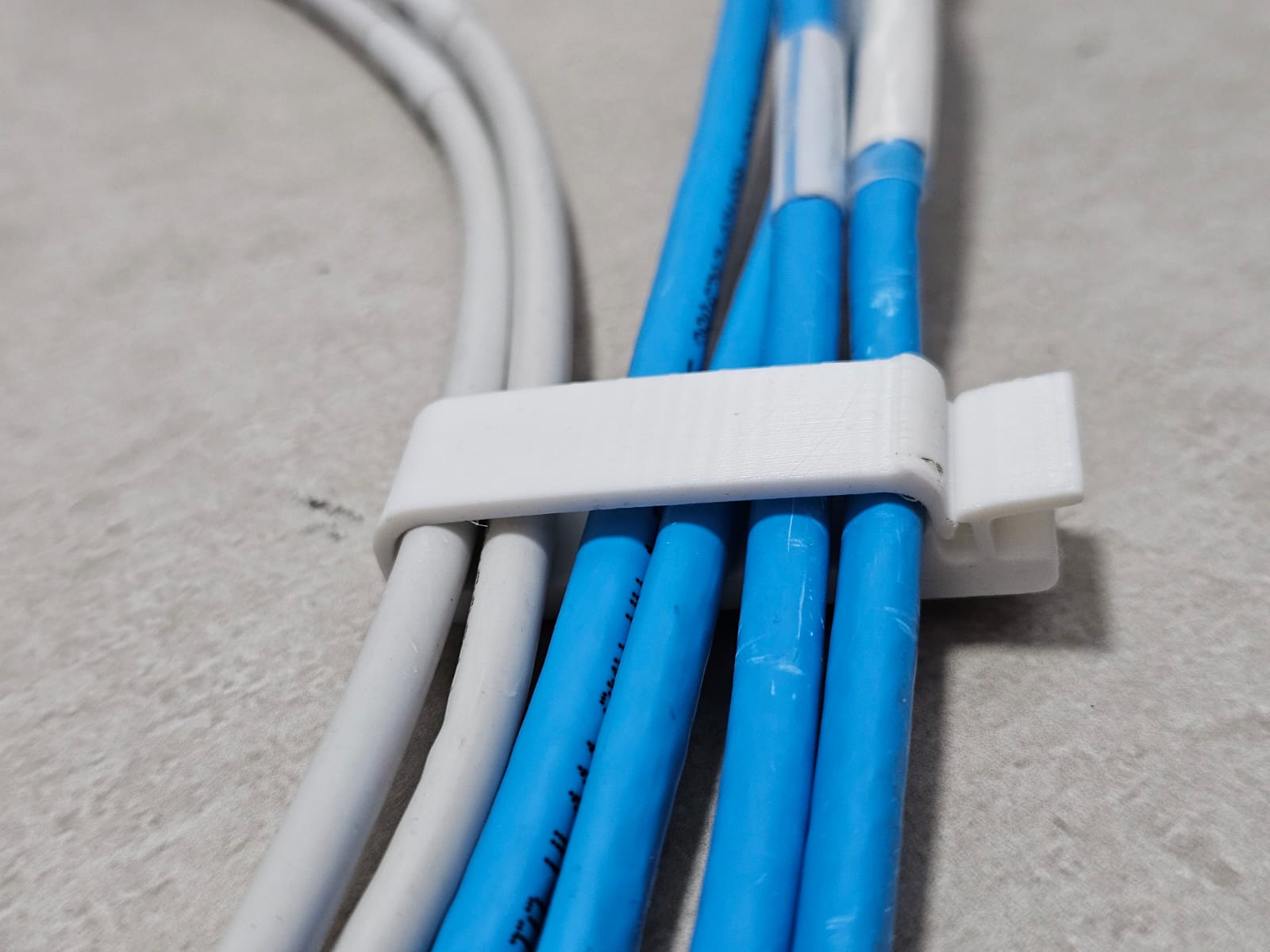 Flexible Snap-on Cable Management Clip