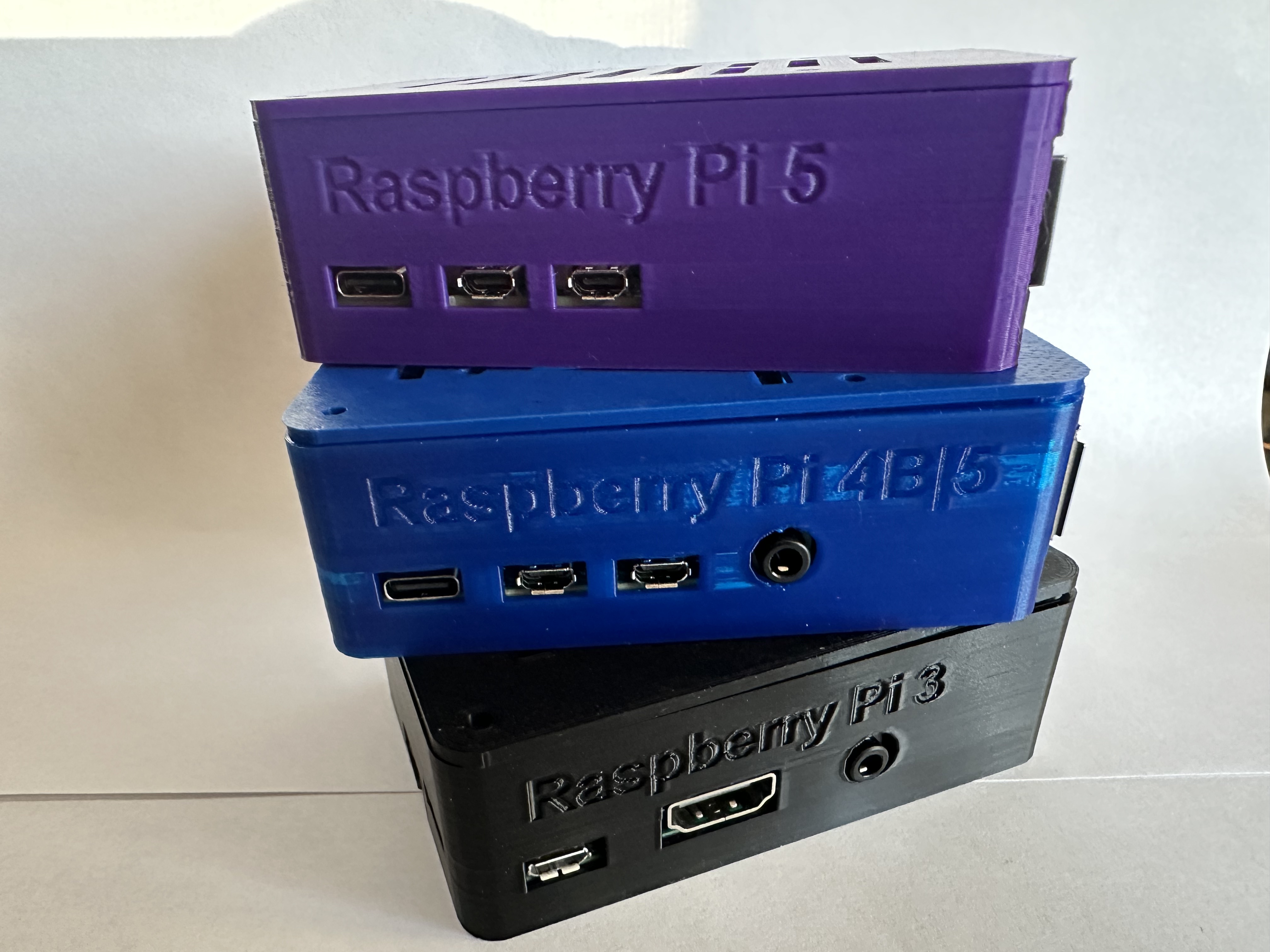Raspberry Pi 5 (and 4B and 3B) cases