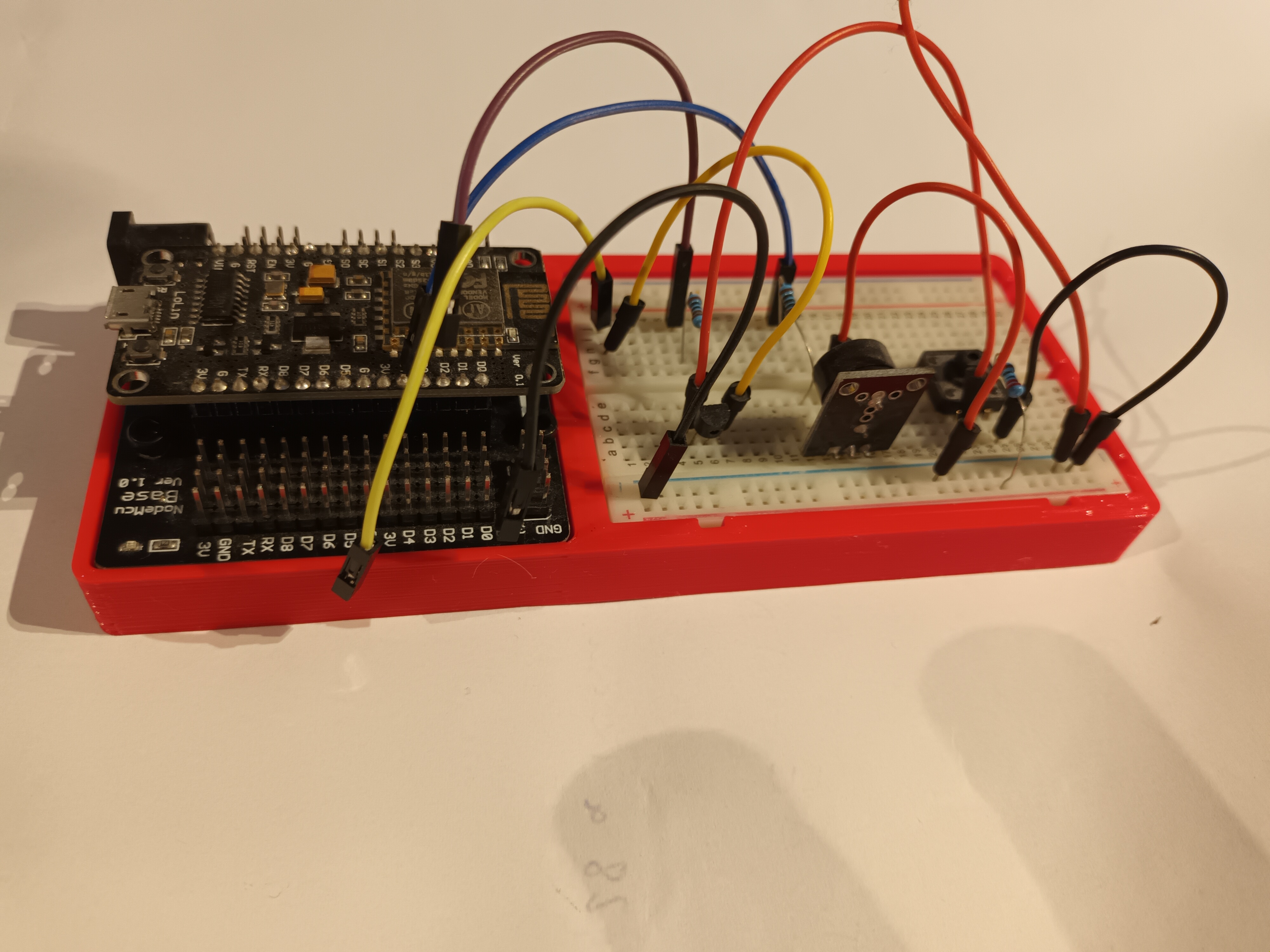 node mcu base v1 breadboard holder