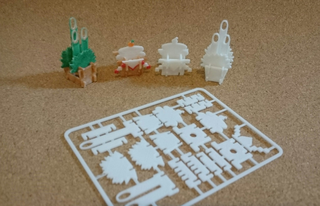 Japanese "Shogatsu" Business Card - "Kadomatsu" and "Kagami Mochi"