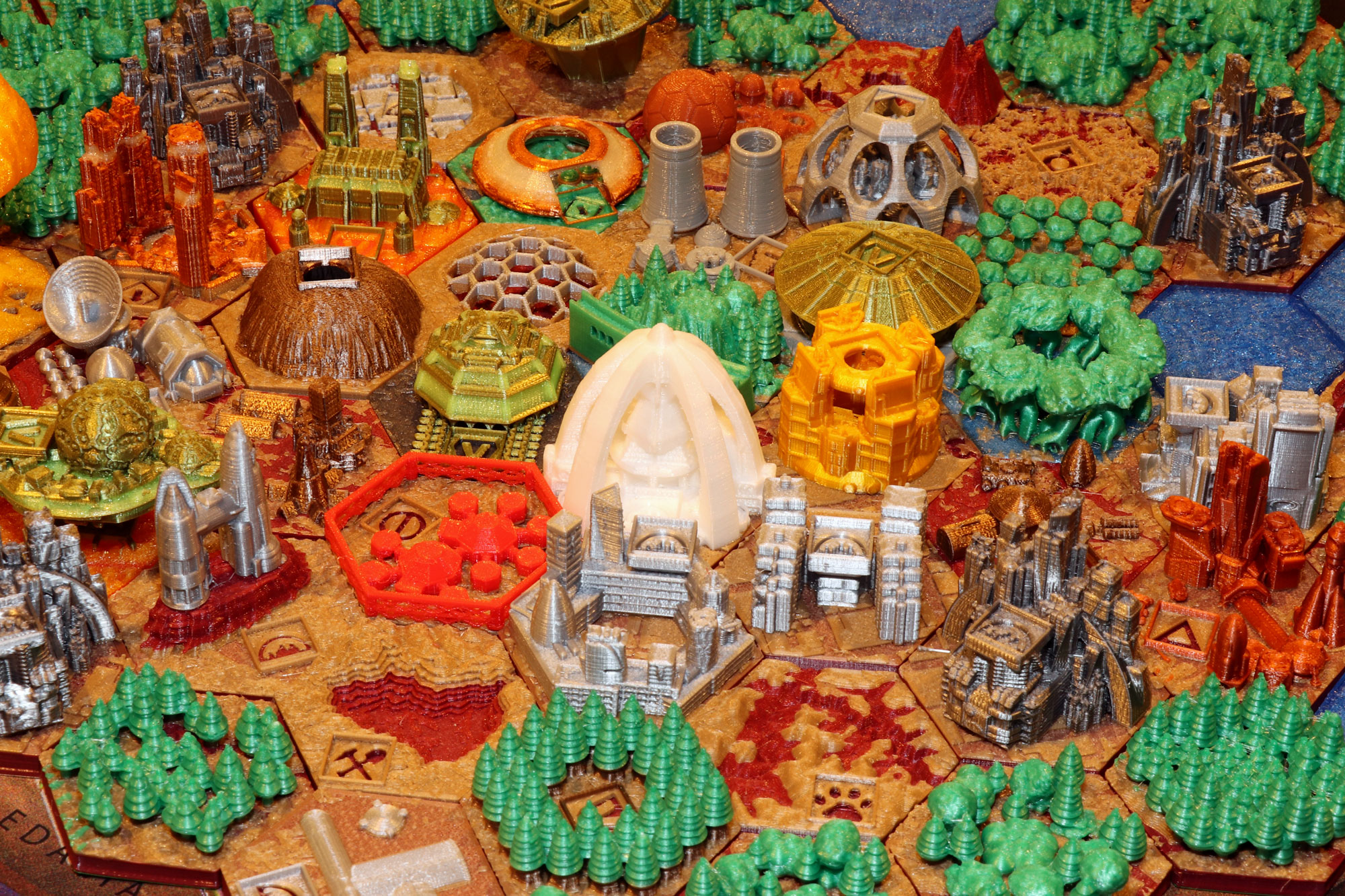 RifRaf Terraforming Mars Tiles Full Set