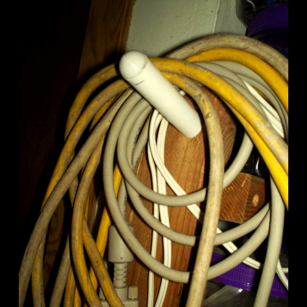 PVC end cap and utility hooks