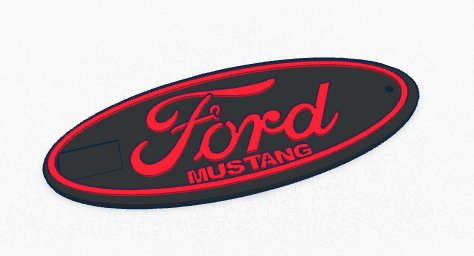 Ford Mustang Keychain