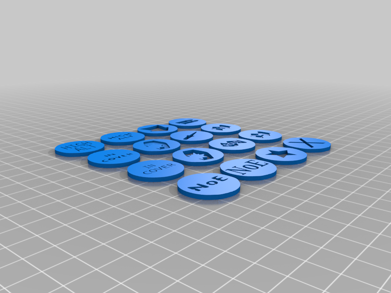 Mobile Suit Skirmish Tokens