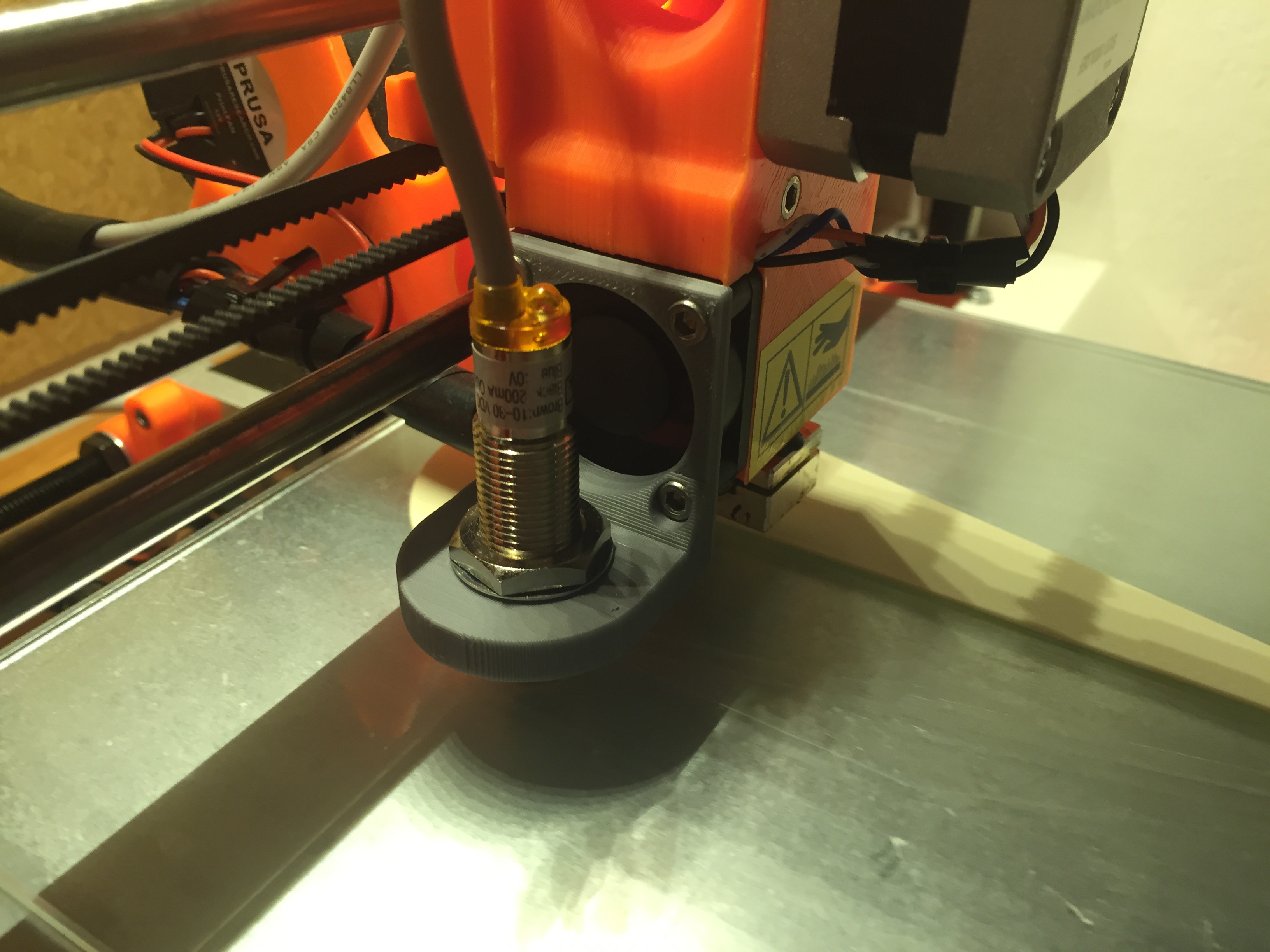 Auto bed leveling sensor holder for original Prusai3 kit