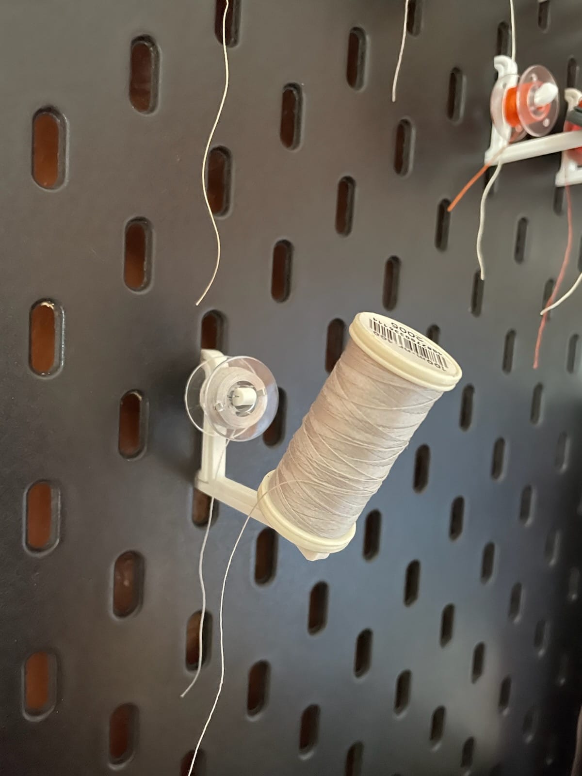 Ikea Skadis  - Holder for sewing bobbin
