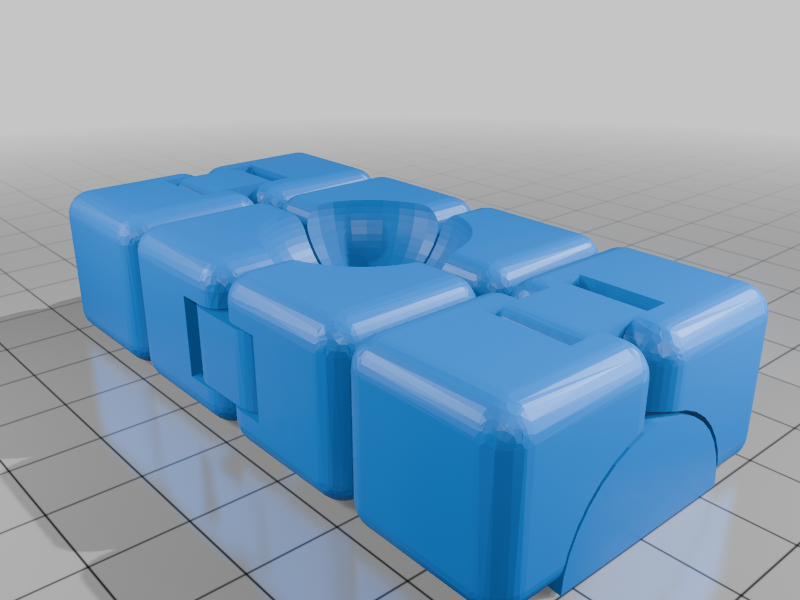 Infinity Cube with Divots