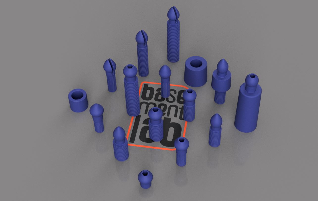 Lock Pins for Motorcycle Fairings repair - Collection - Perni vari per riparazione carene