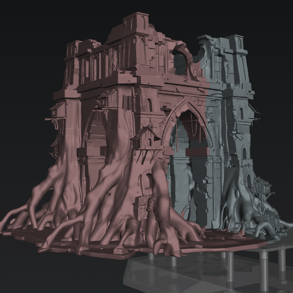 Sunken Temple Terrain - The Eightpints The Mire