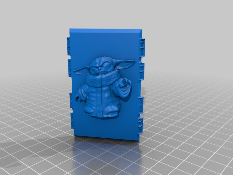 Baby Yoda in Carbonite