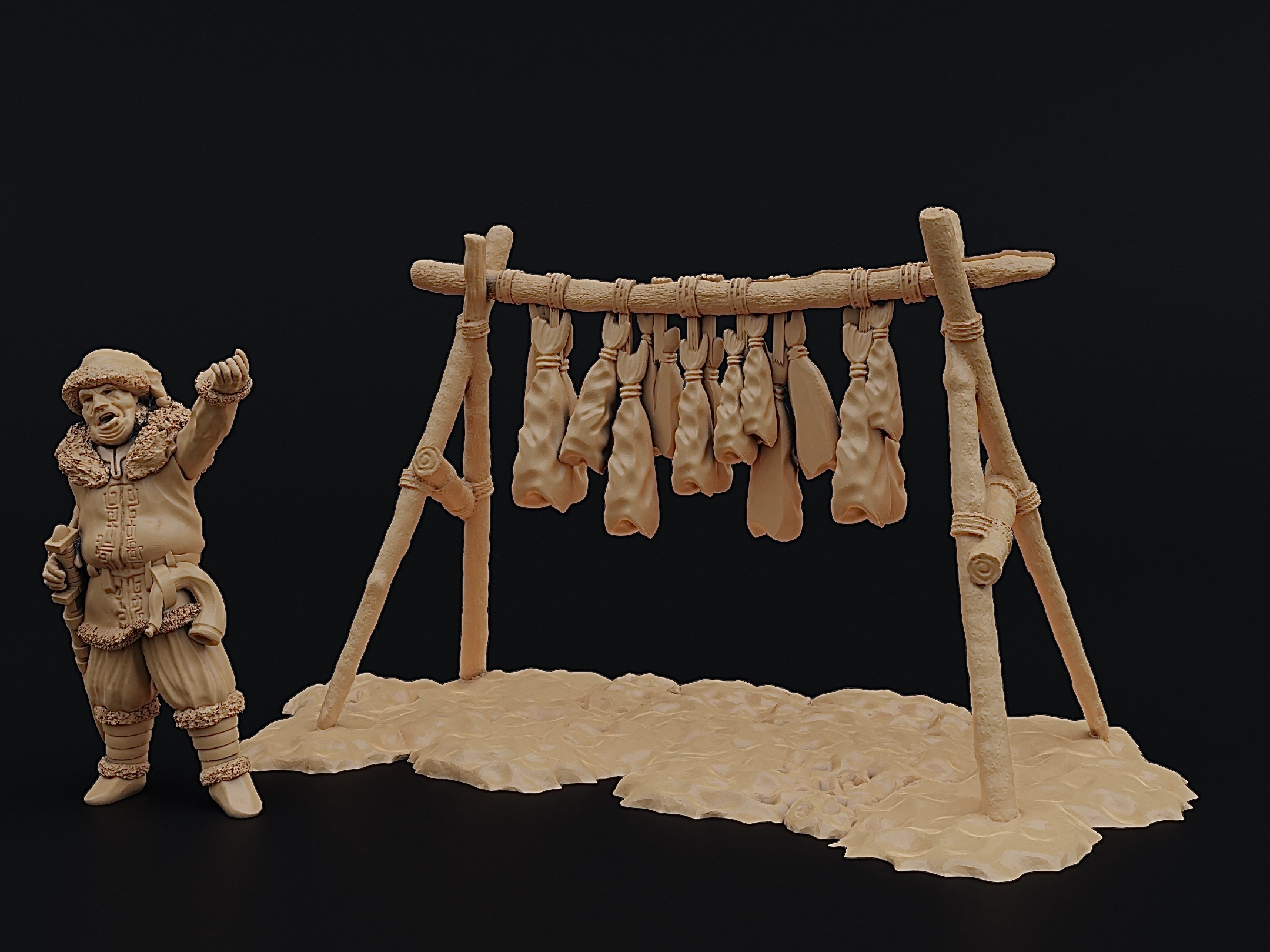 Fish Drying Rack