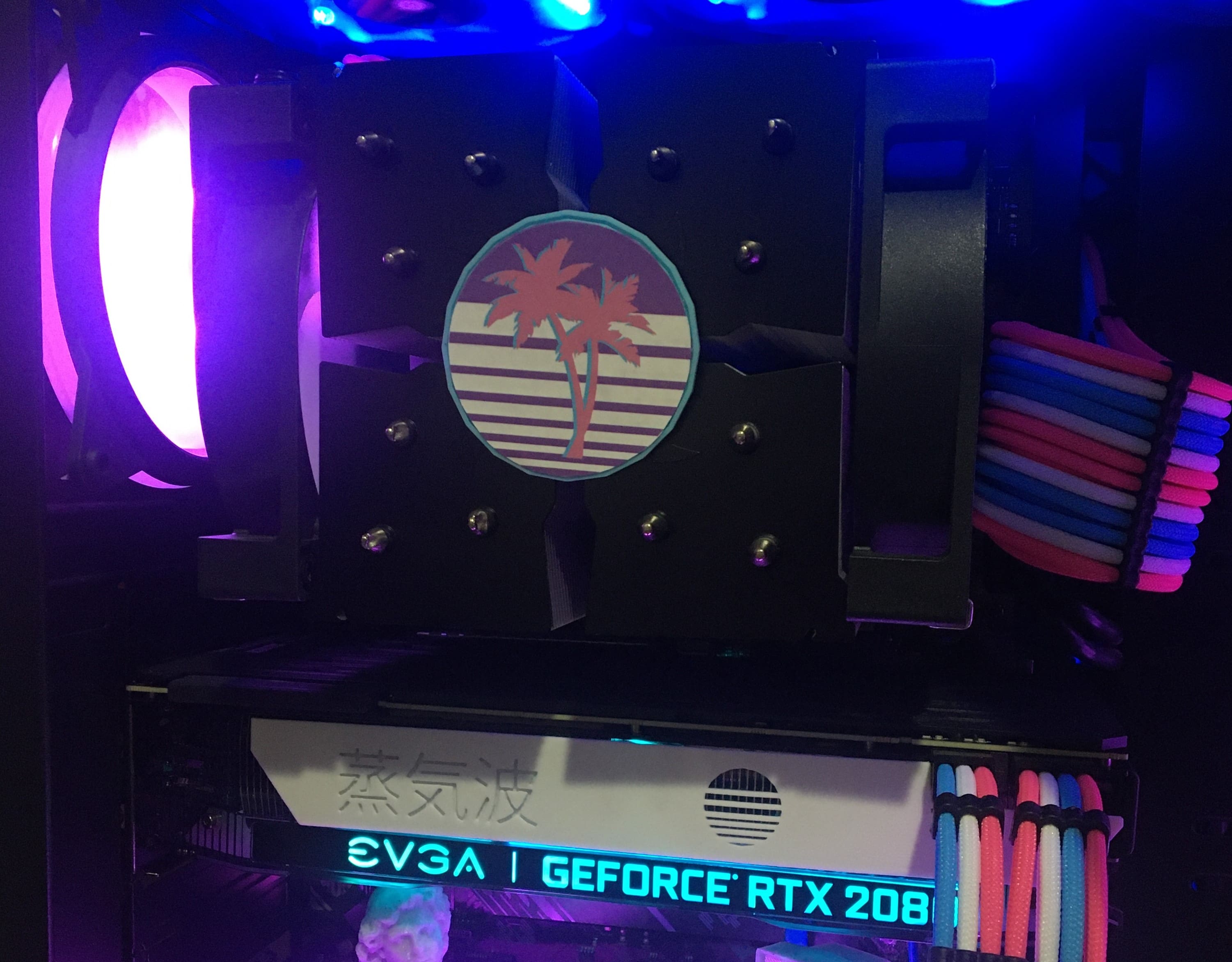 Ninja 5 Scythe CPU Cooler emblem plate 56mm circle
