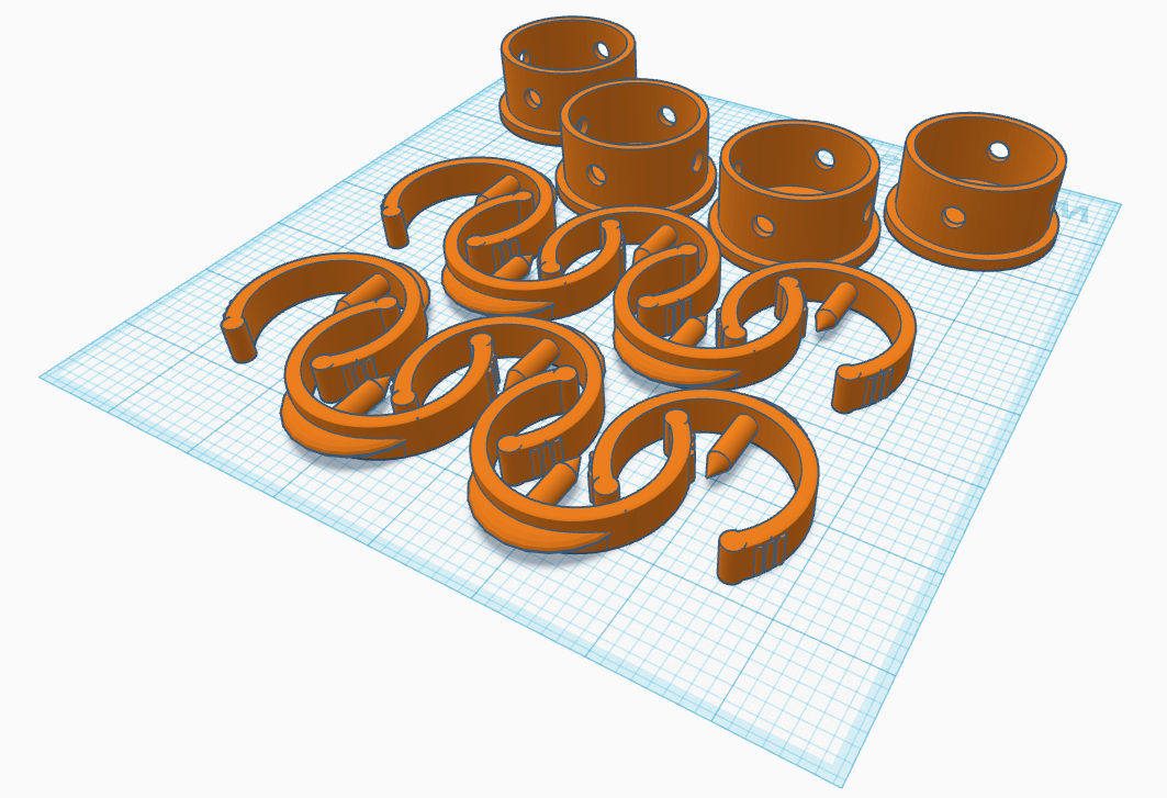 Omagles clip & tire cap for construction set