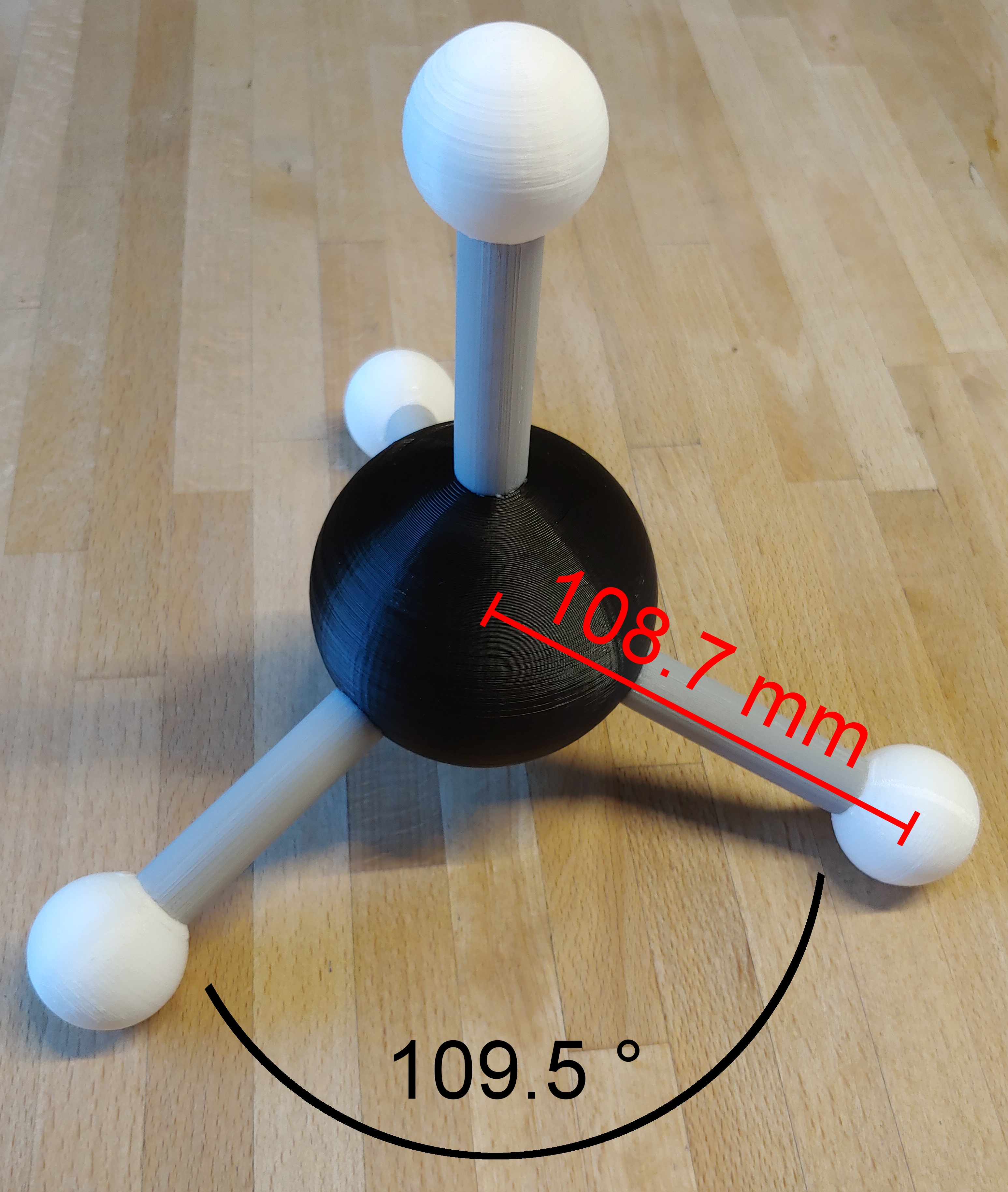 Methane molecule
