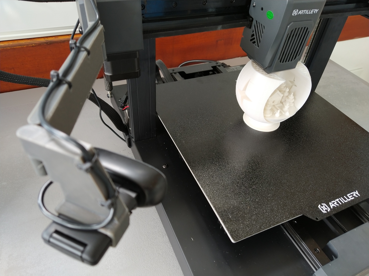 Modular, screwless webcam arm for Artillery SW X3 and X4