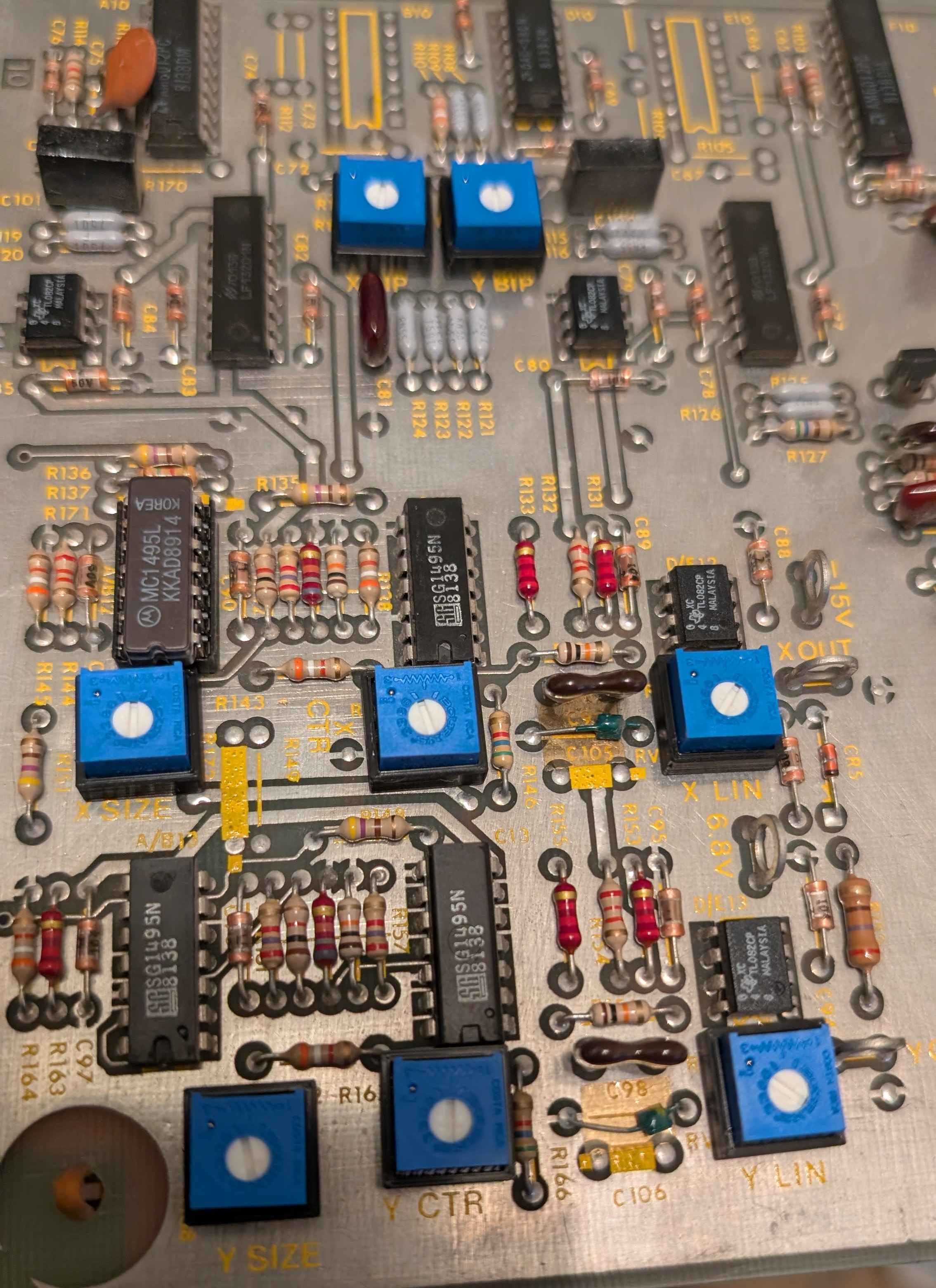 Bournes 3386P to Atari Vector Potentiometer Plate