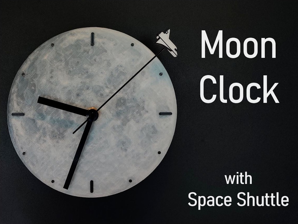 Moon Clock (Glows in the Dark)