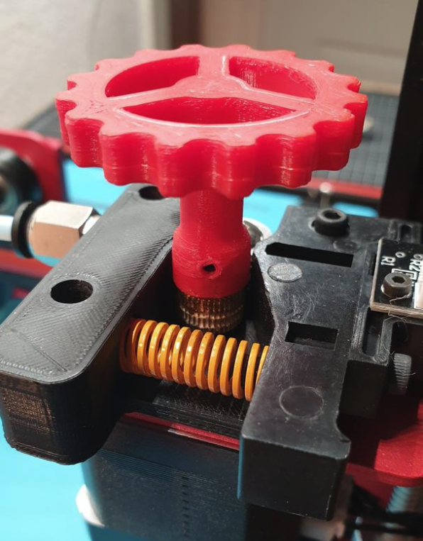 Alfawise U20 - Molette extrudeur