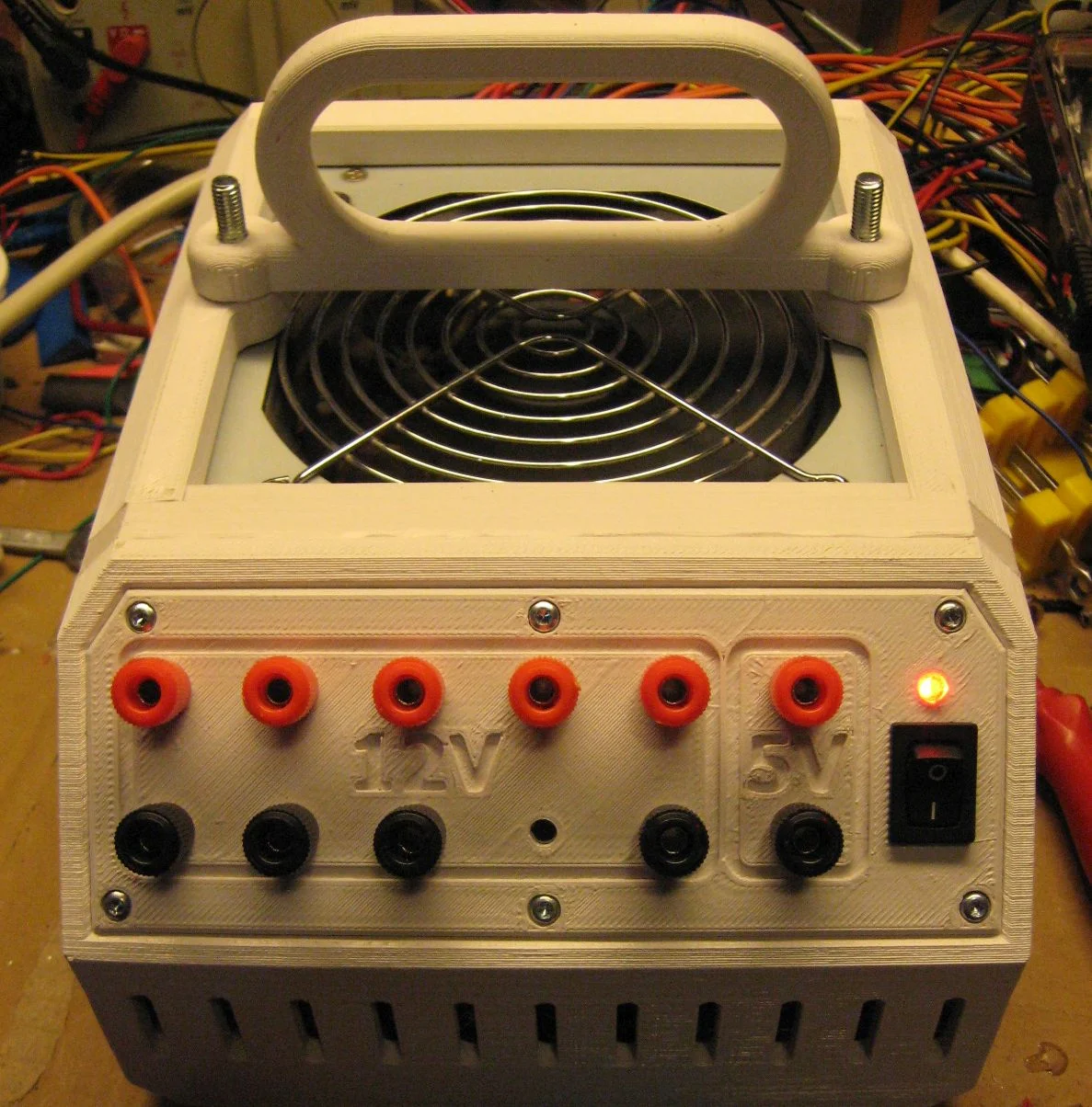 Lab ATX power supply skeleton case