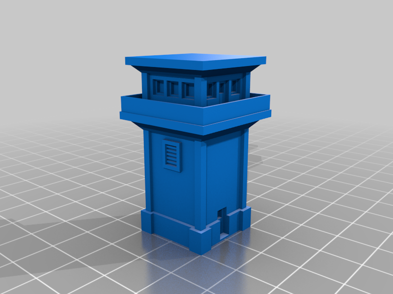6mm Watch Tower 1A & 1B - Hexed and Hexless