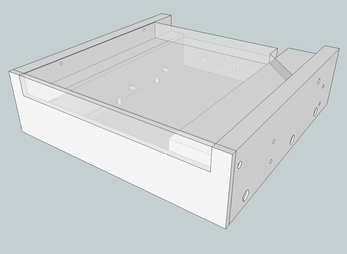 Laptop Optical and HD carrier