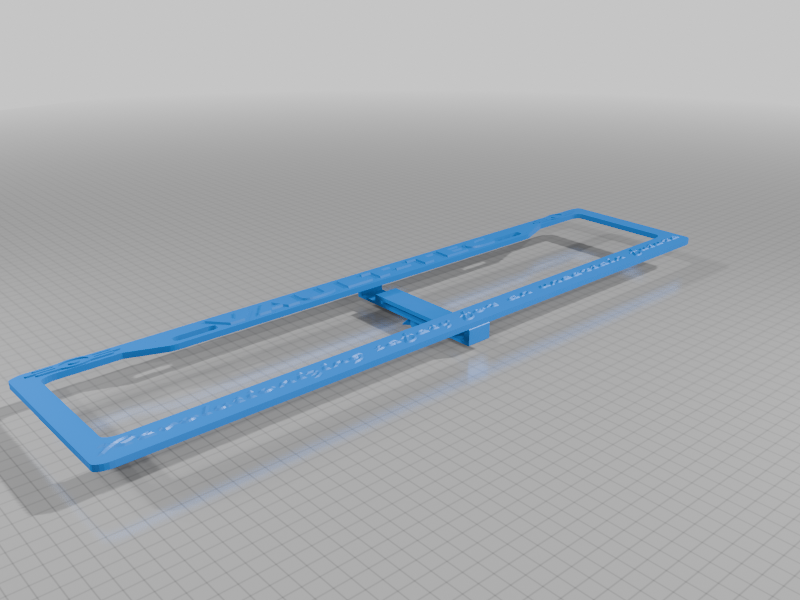 EU - fallout / vault tec license plate frame