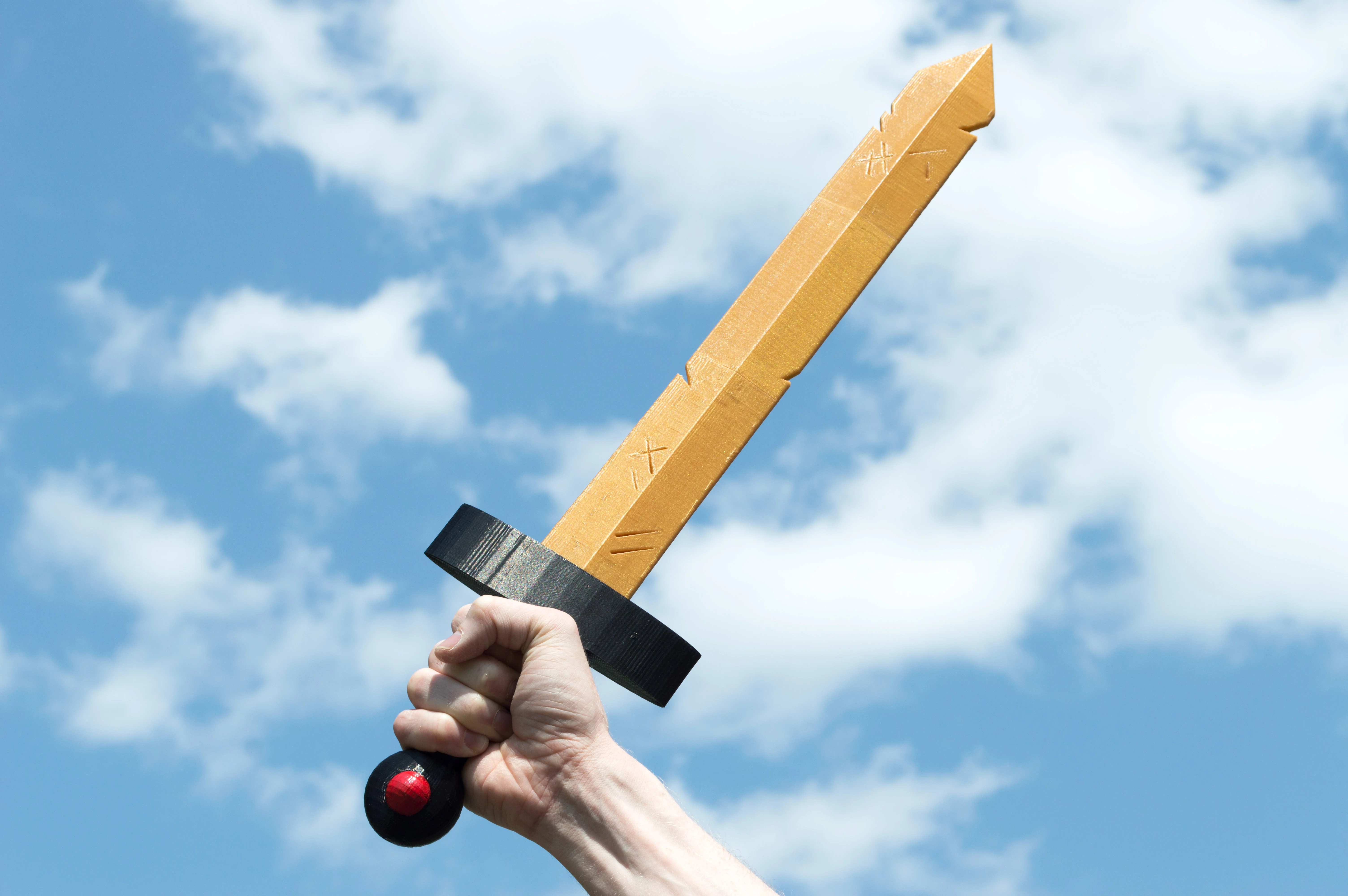 Finn's Golden Sword of Battle, 'Scarlet', from Adventure Time