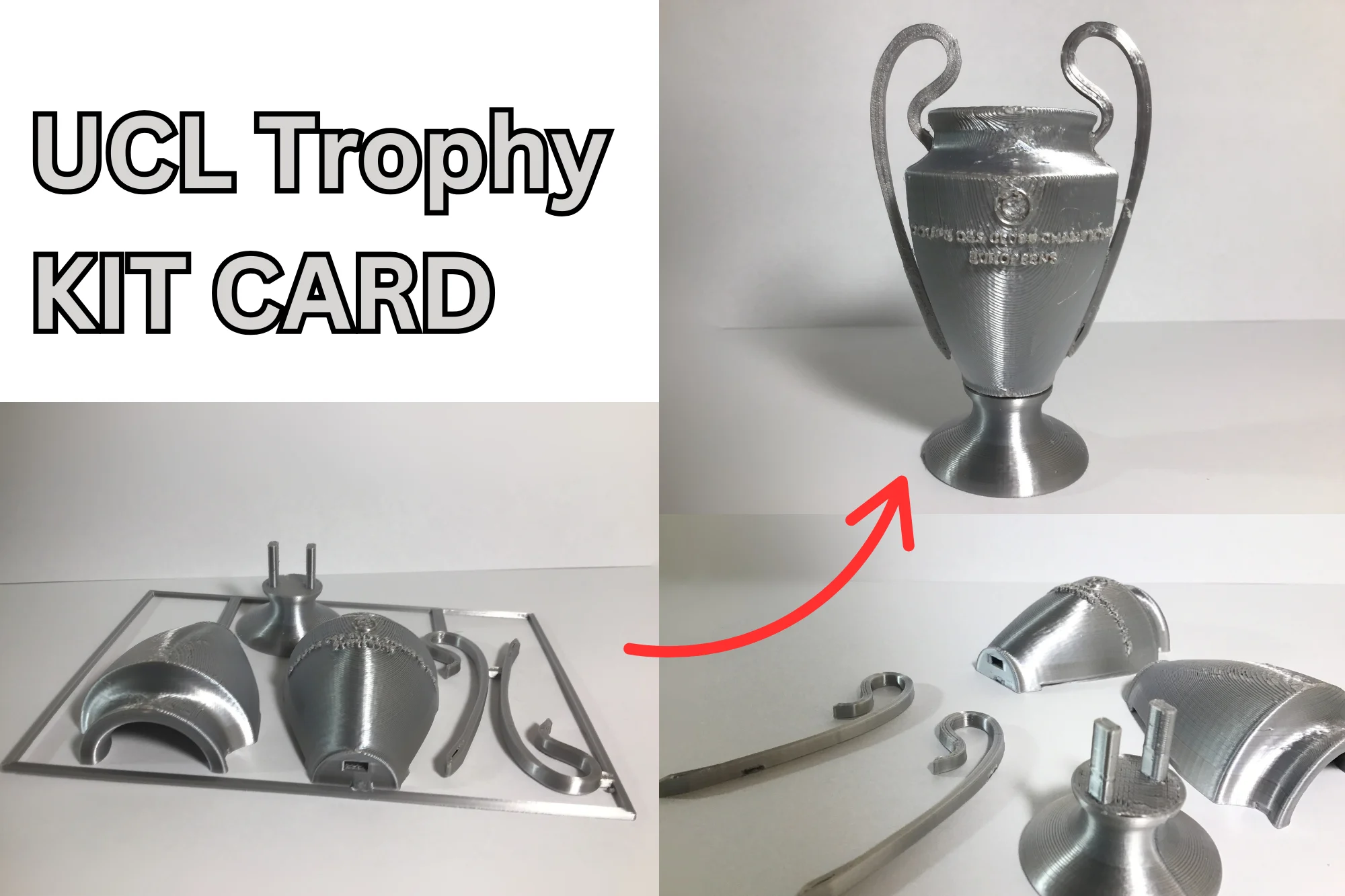 Champion's League Trophy Kit Card