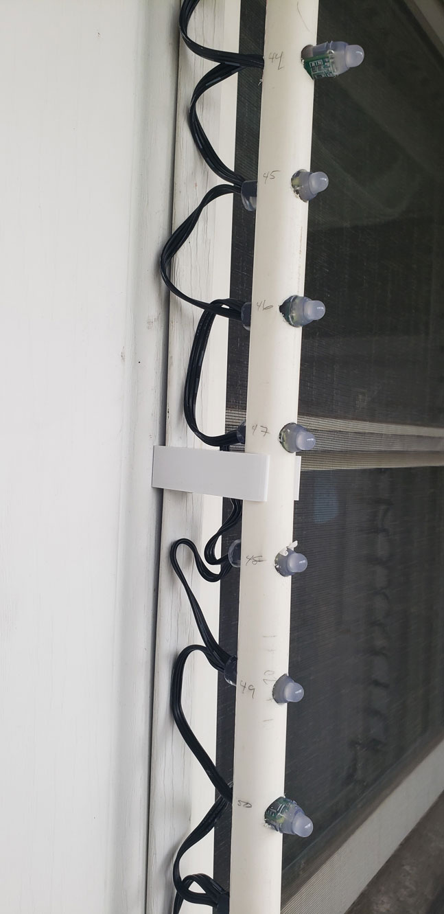 J-Channel 1/2" PVC Clip