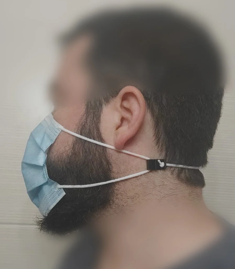 Neck clip mask