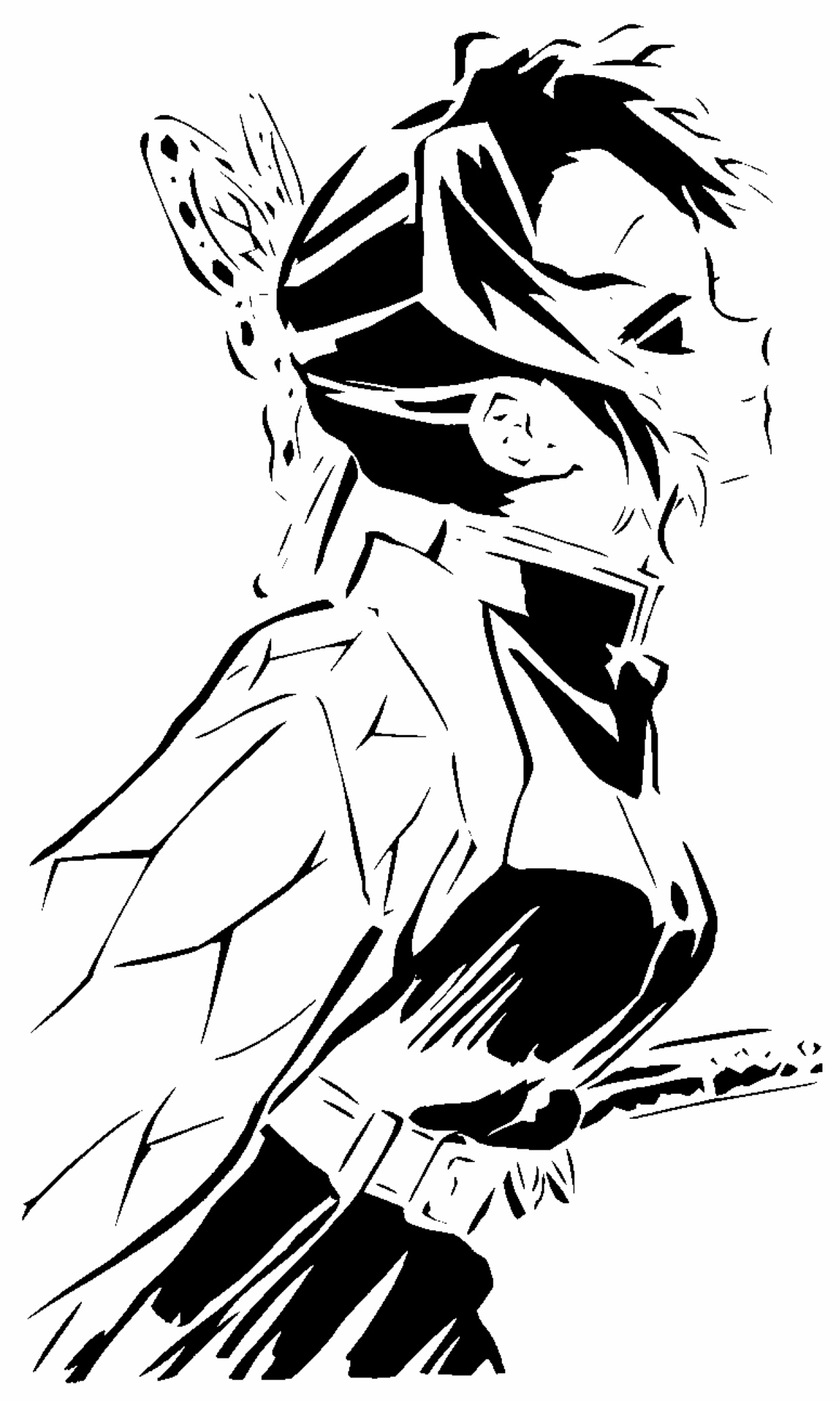 Shinobu Kocho stencil