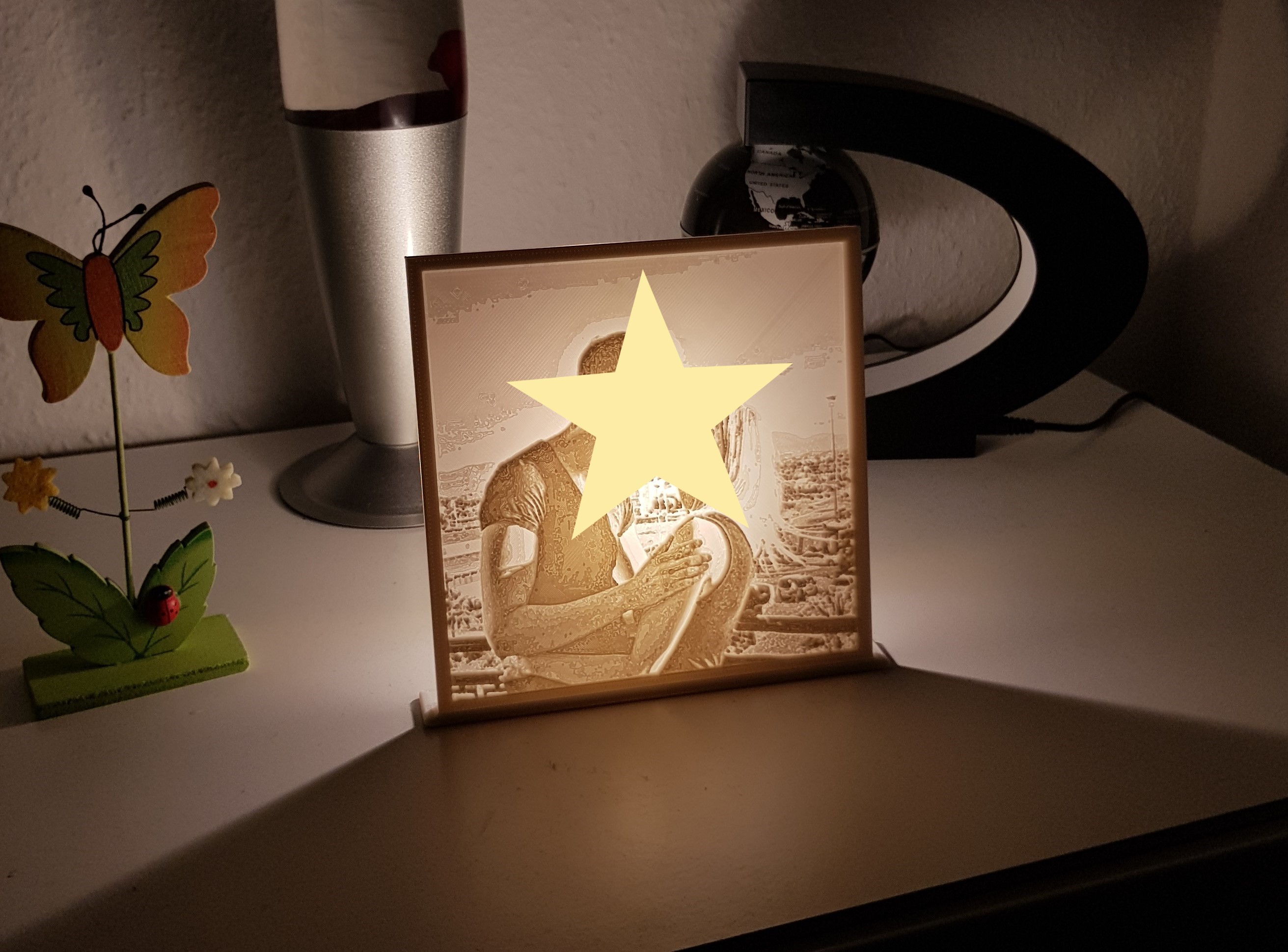 Lithophane Ständer für 150mm Lithophane