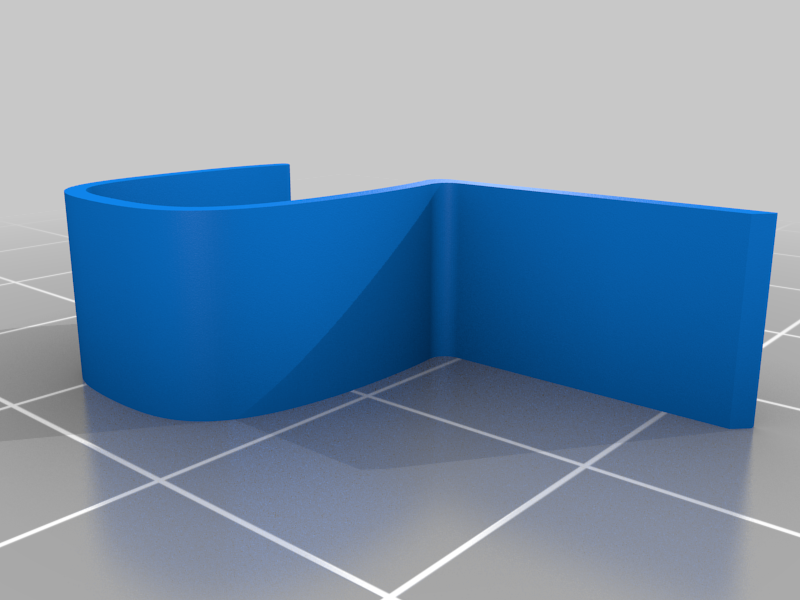 Baseboard cable clip