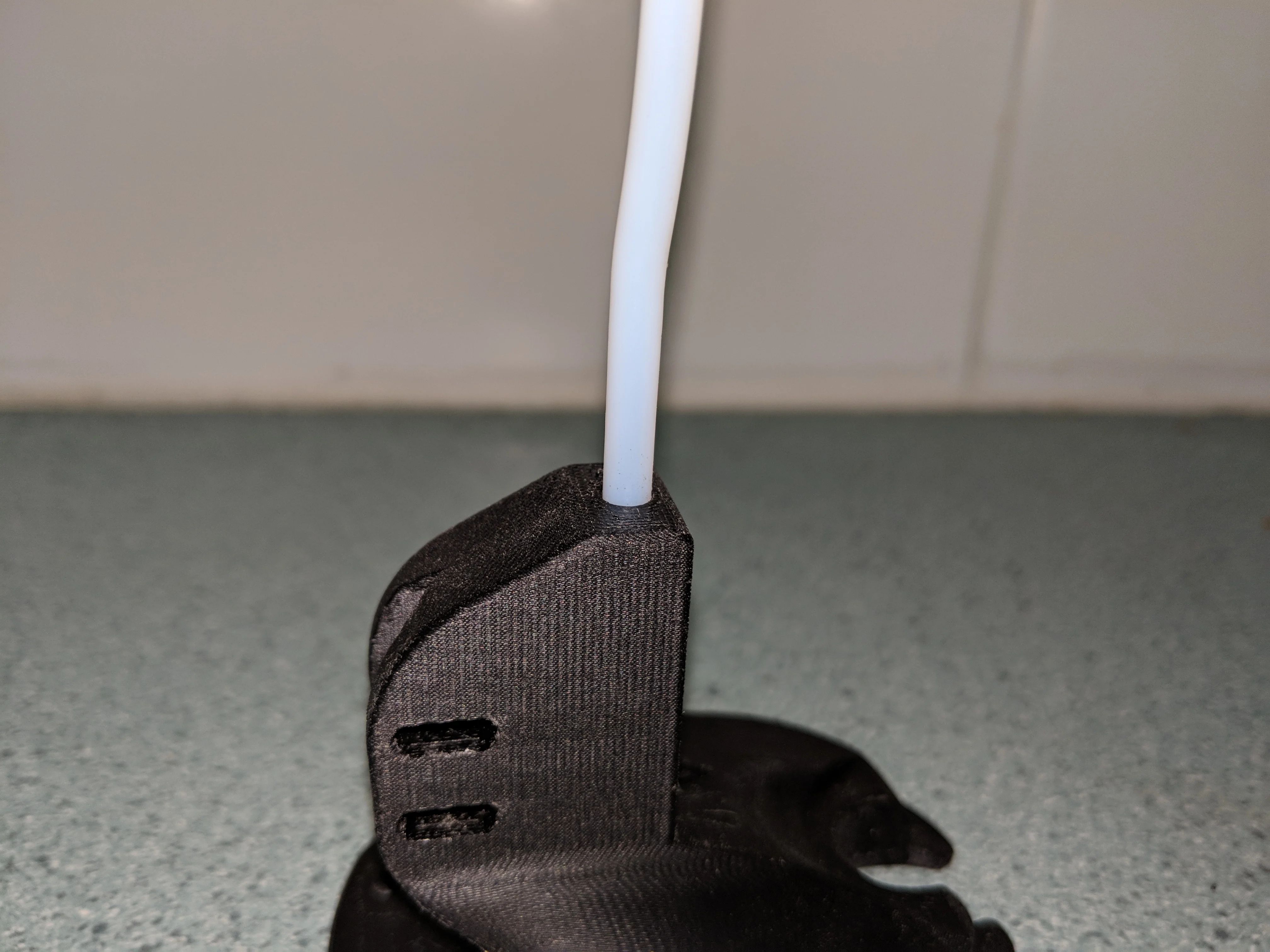 Tevo Little Monster - Filament Guide & Detector (PTFE Tube and Closed Hole/Cable Clamp)