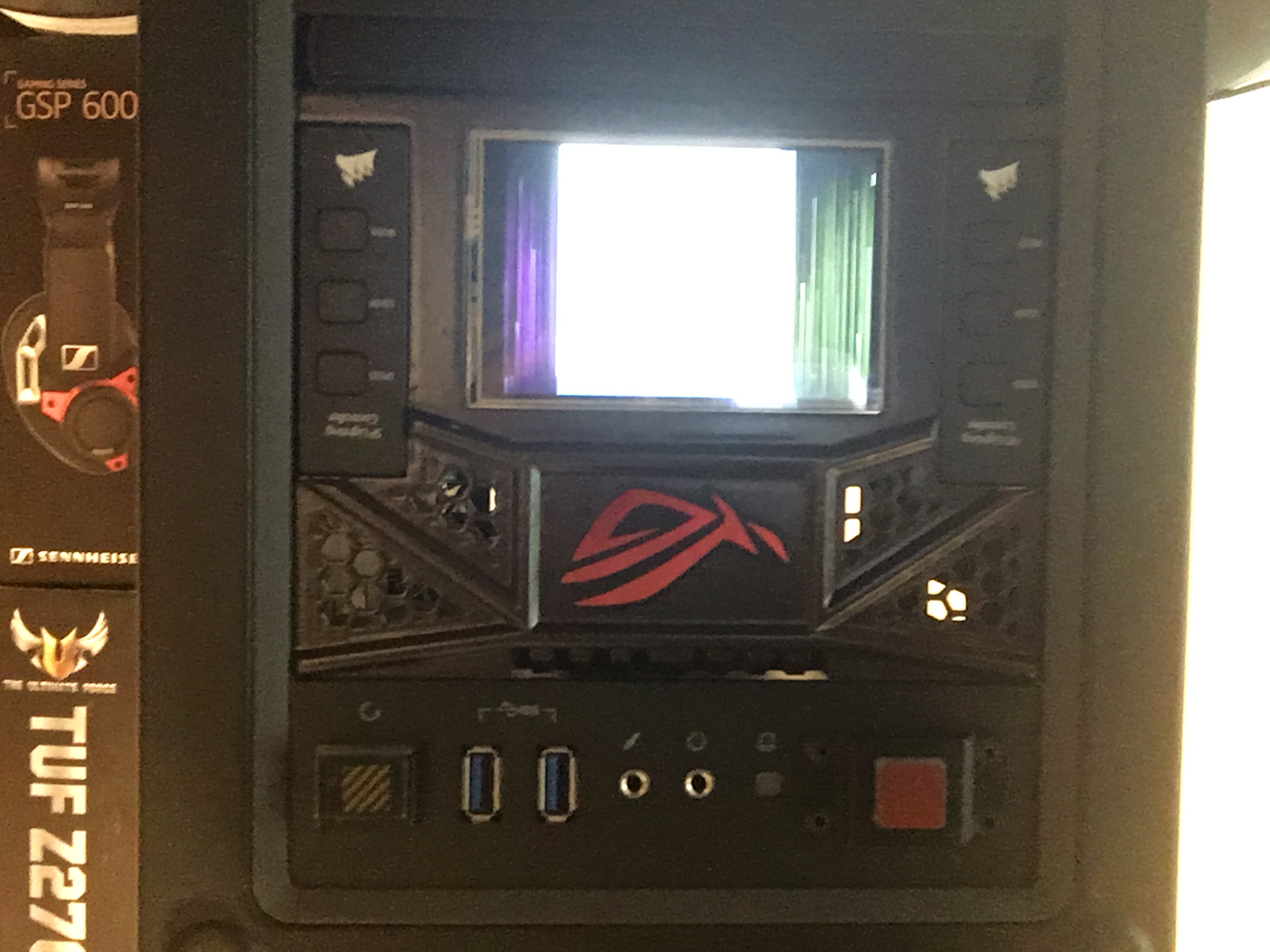 2.5 drive bay panel with corsaid fan controller slot