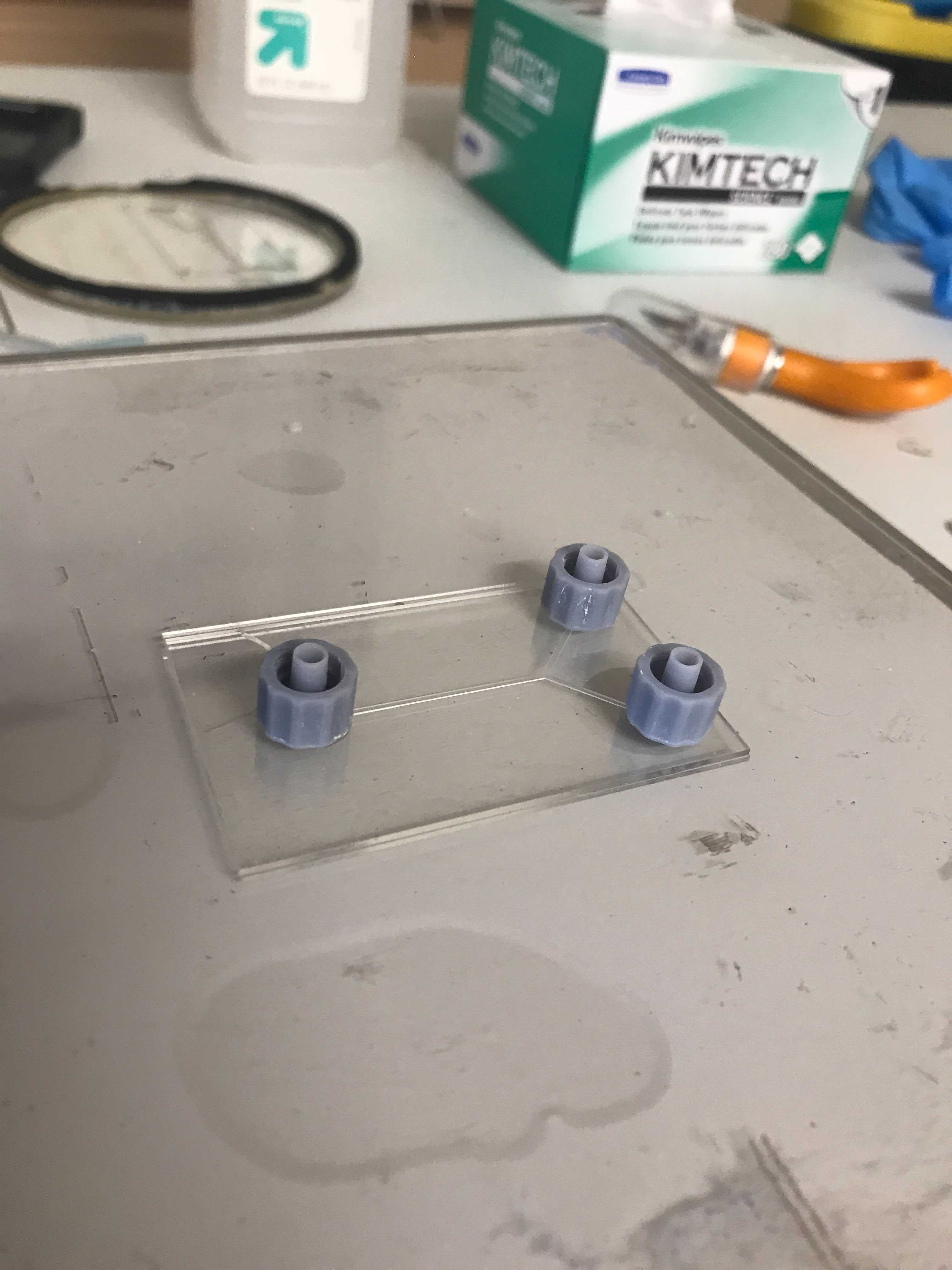 Luer Lock Microfluidic Port
