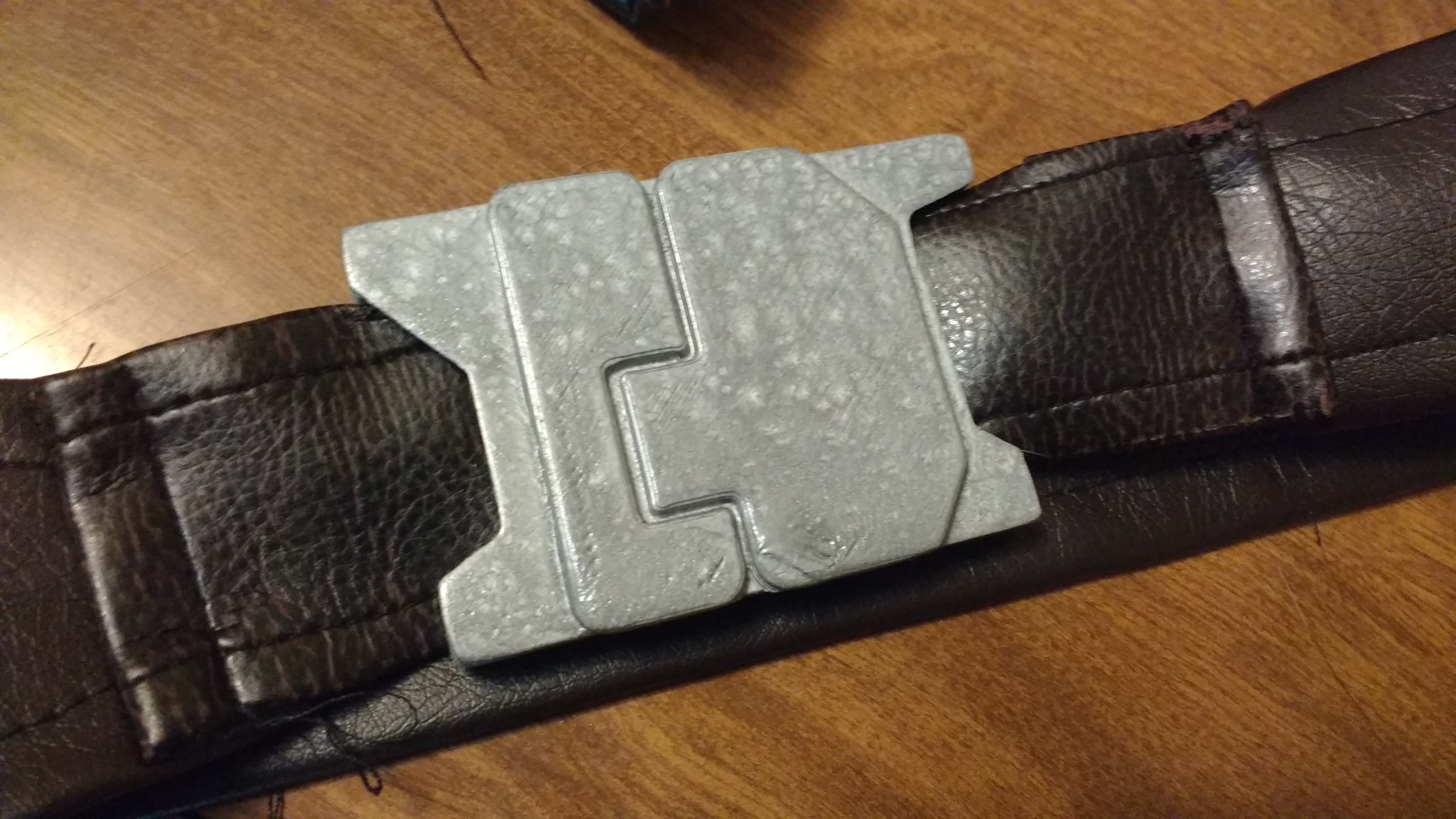Captain America costume belt buckle