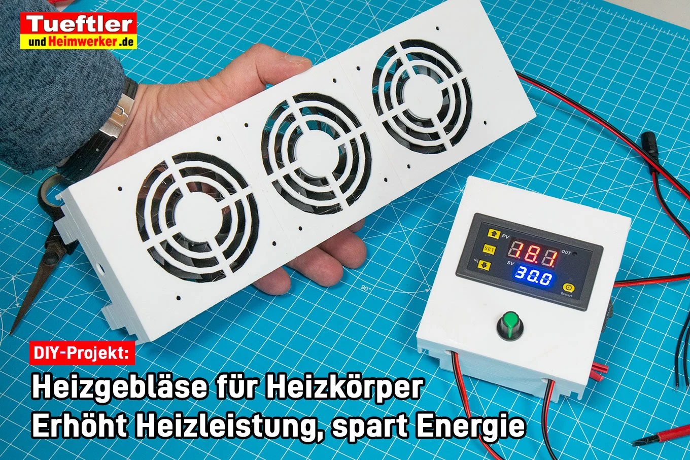 Heizungsventilator - Heizkörperventilator- Heizungs-Booster - Radiator fan