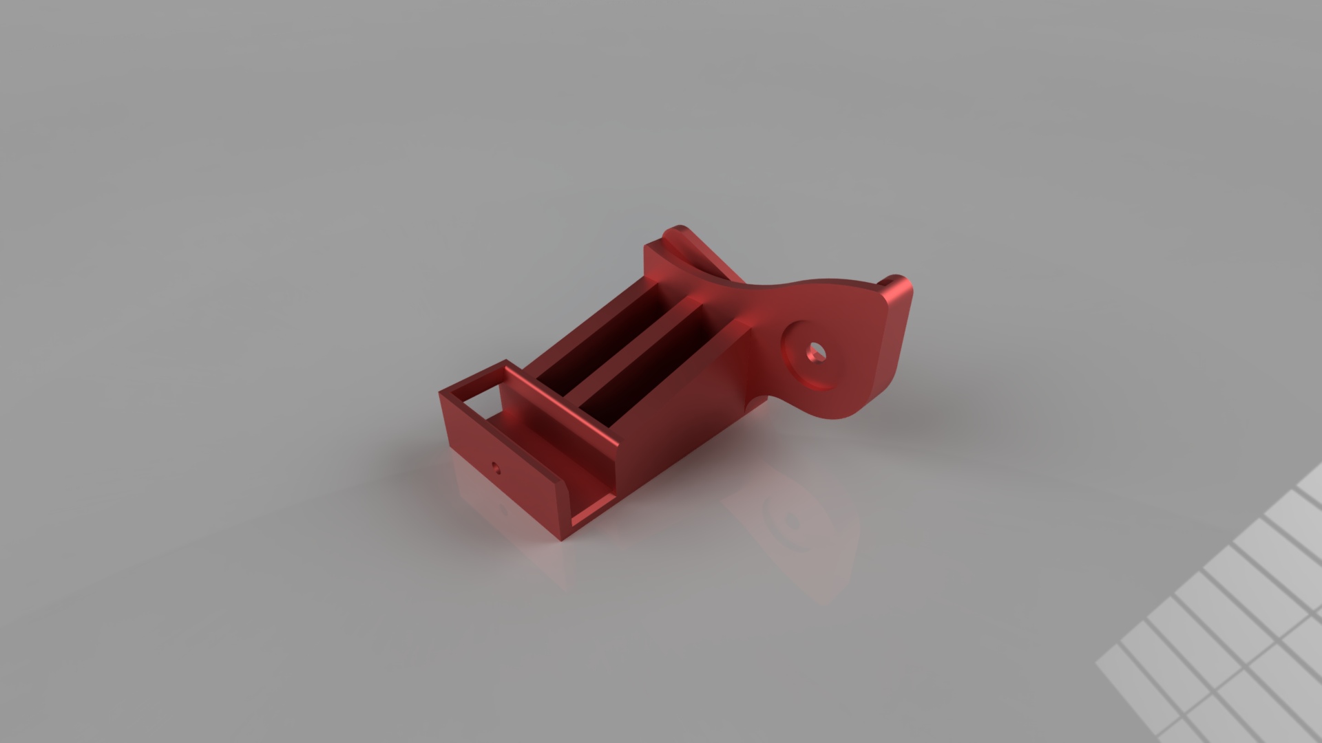 Wire Brush Nozzle Cleaner Mount for use with Ender 3 Microswiss Direct Drive Kit