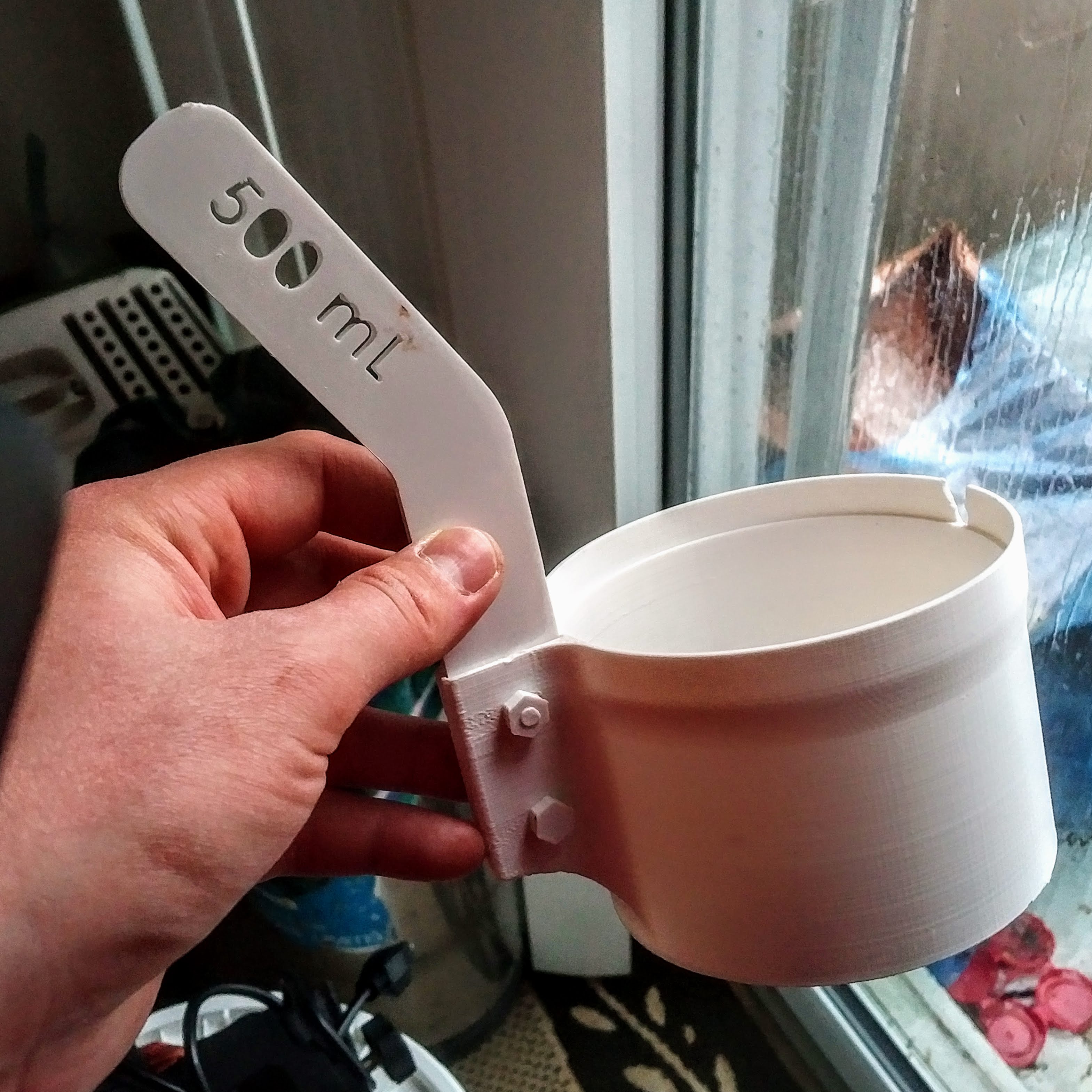 half litre (500mL) stackable volumetric measure