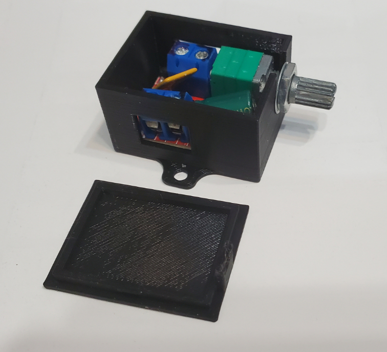 Motor Speed PWM 5A Controller box side wiring