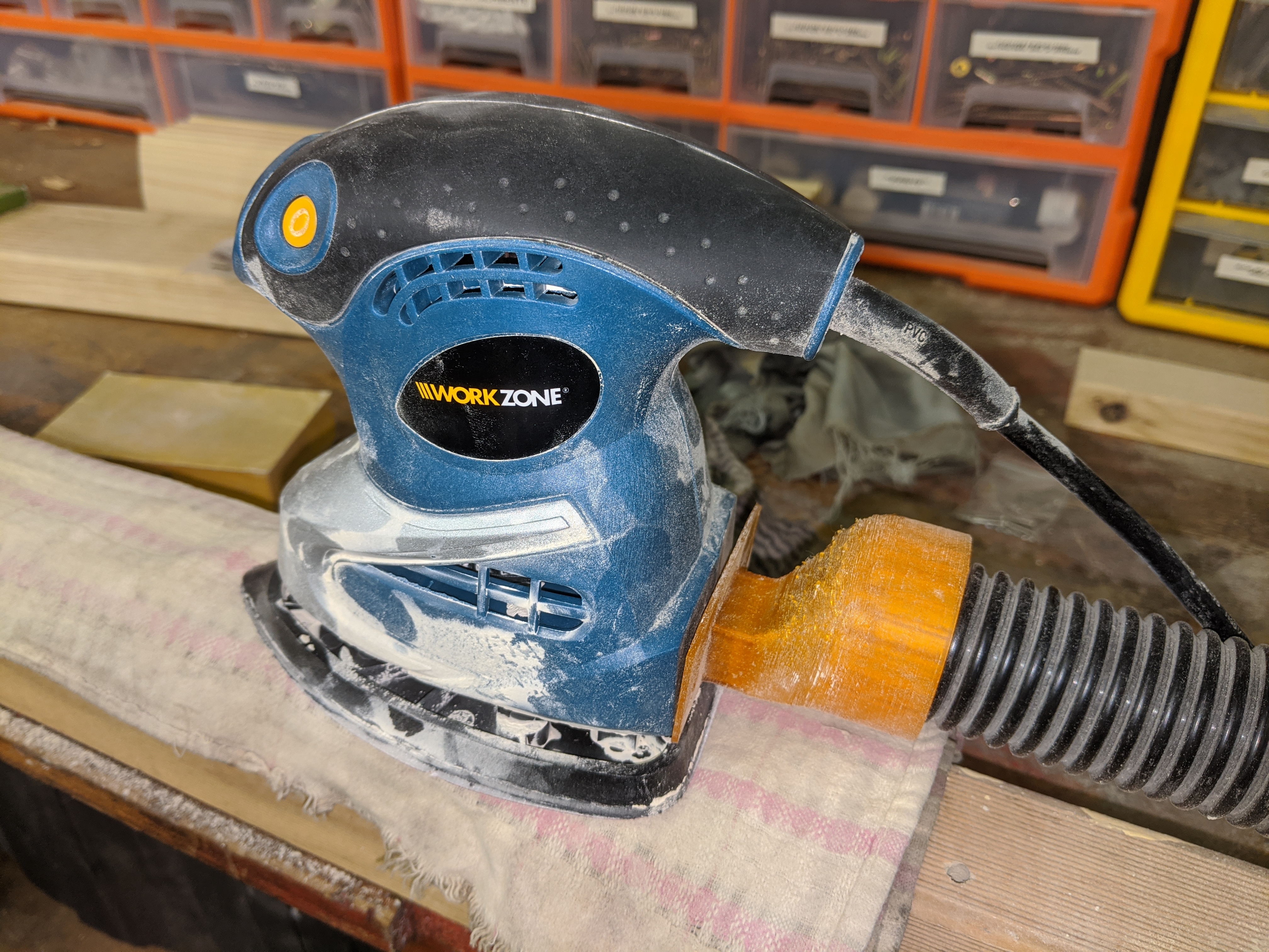 Vacuum Adapter for Aldi Workzone Detail Sander