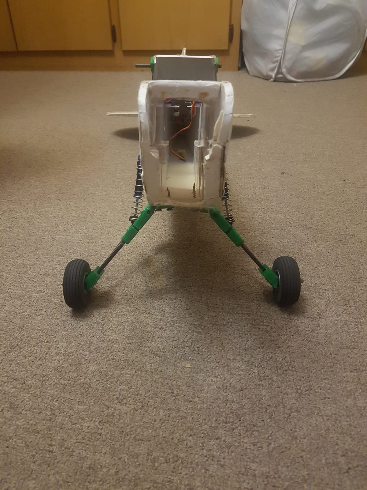 FT Simple Cub 3d printed landing gear