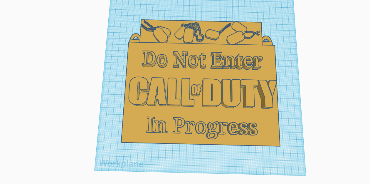 CallOfDuty Sign