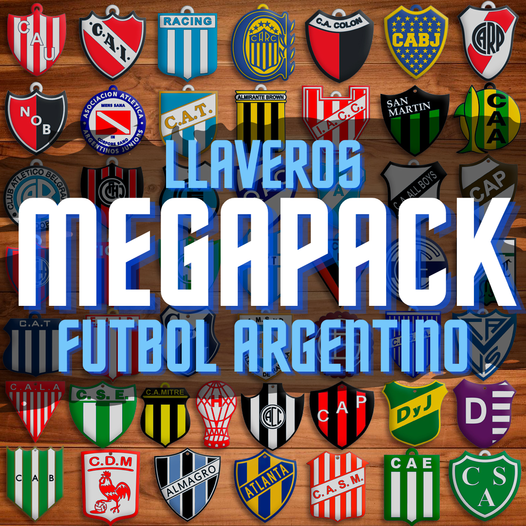MEGAPACK LLAVEROS DE " FUTBOL ARGENTINO "