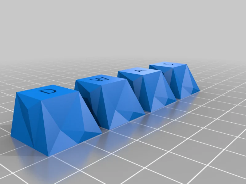 WASD Low Poly Keycap