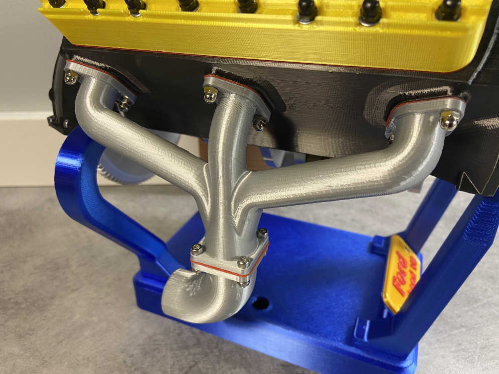 Ford FlatHead V8 (3/14) / Exhaust Headers add-on